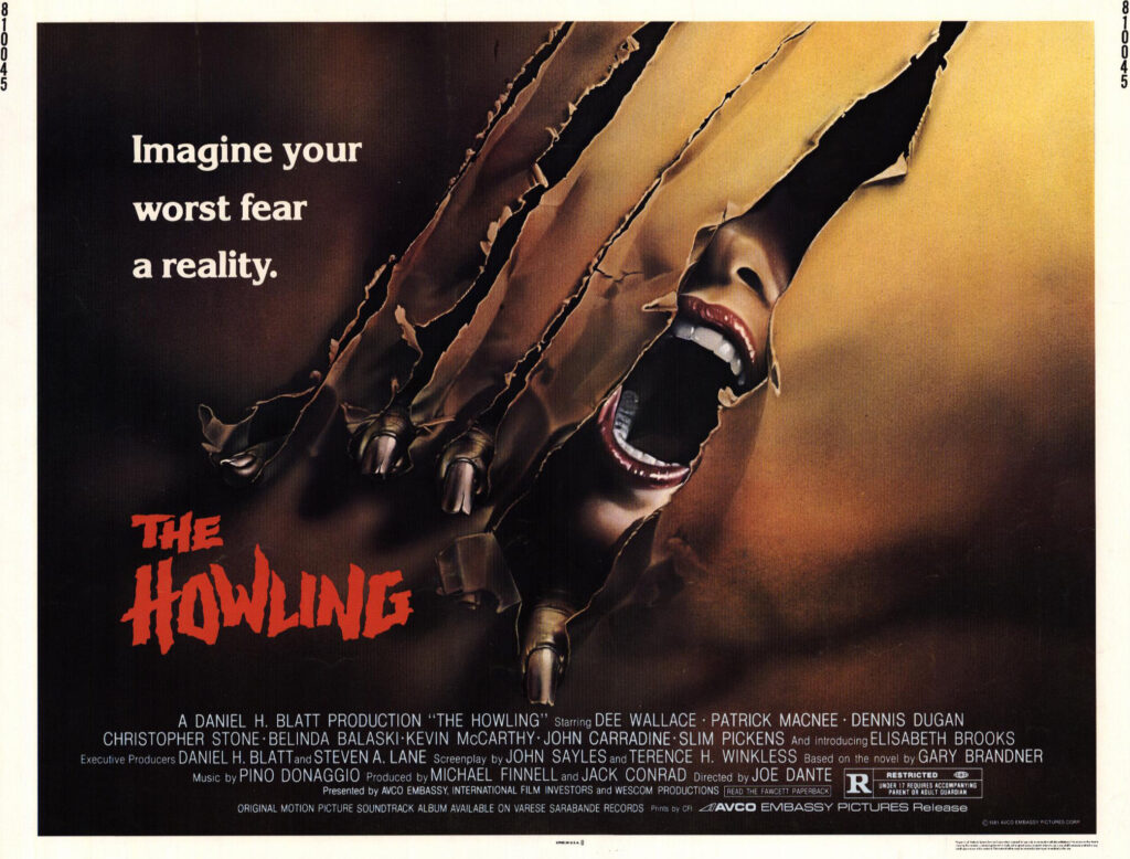 The Howling movie poster