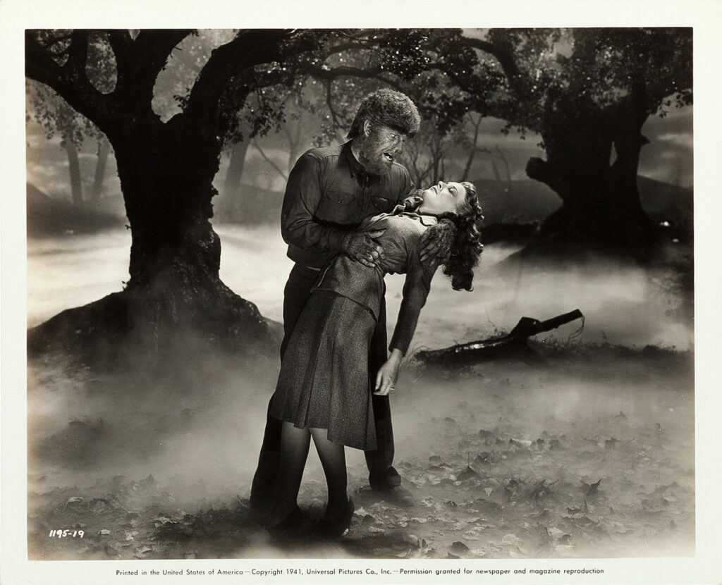 The Wolfman 1941 — full moon werewolf attack!