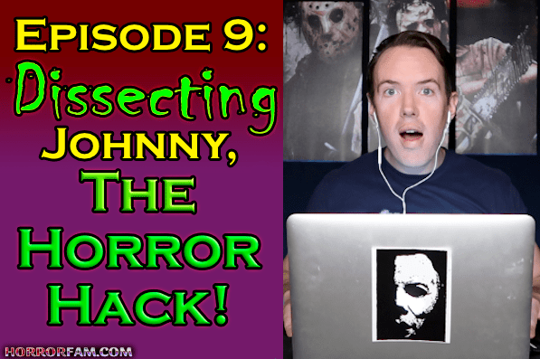 Johnny AKA The Horror Hack podcast title card
