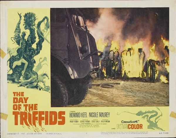 lobby card from The Day of the Triffids