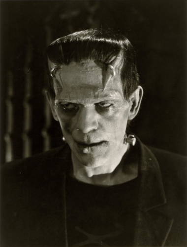 Boris Karloff as Frankenstein's monster