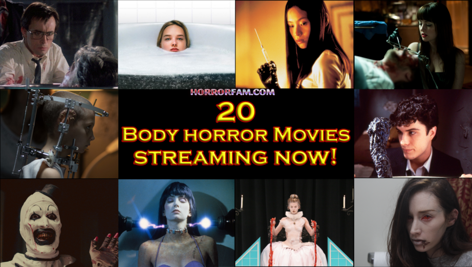 Body Horror Movies Streaming 2022