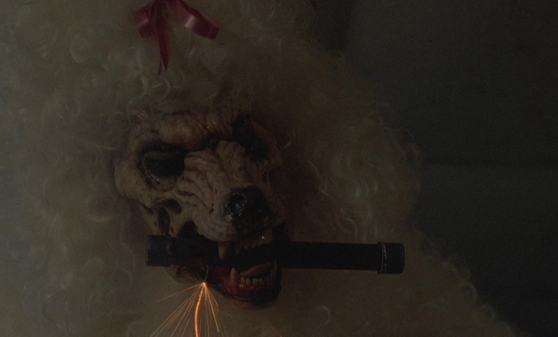 baby cakes poodle dog horror movie the boneyard