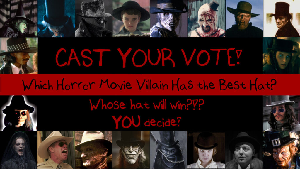 Best Horror Movie Villain Hat - hat wearing horror villains - horror villain who wears a hat