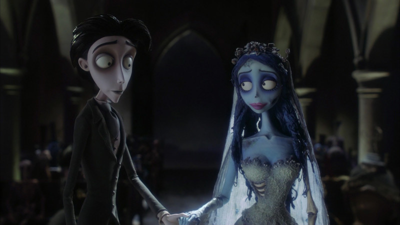 Tim Burton Corpse Bride kids animated horror film