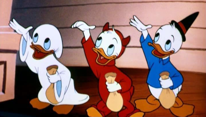 Trick or Treat 1952 huey dewey louie duck halloween
