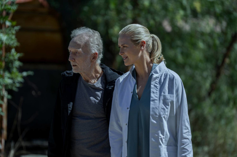 Tobin Bell and Synnøve Macody Lund in Saw X