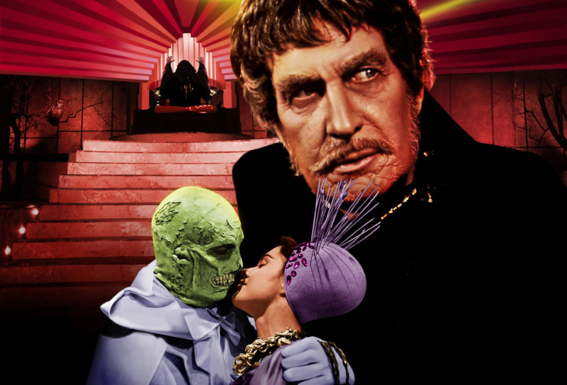 Vincent Price Abominable Dr. Phibes unmasks