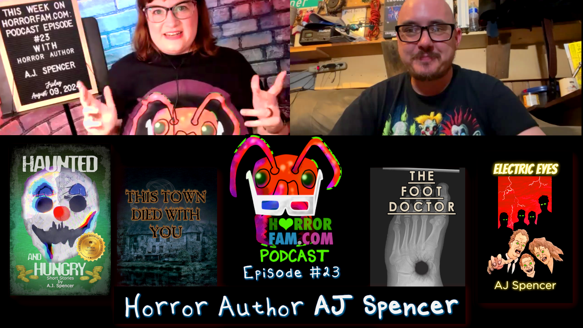 Horror Author AJ Spencer Interview HorrorFam