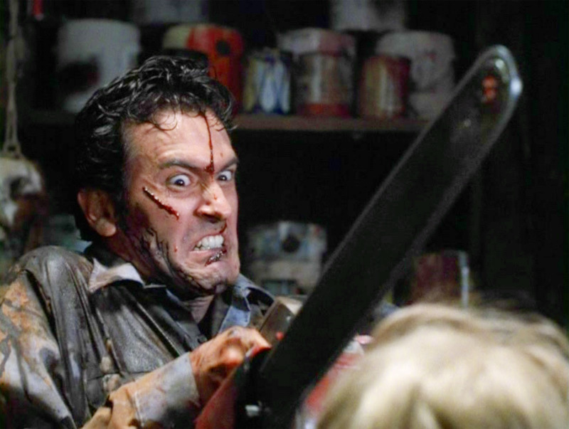 Evil Dead II when Ash got his chainsaw hand