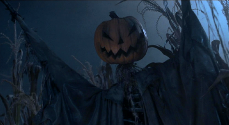 Sleepy Hollow cornfield horror film pumpkin king scarecrow