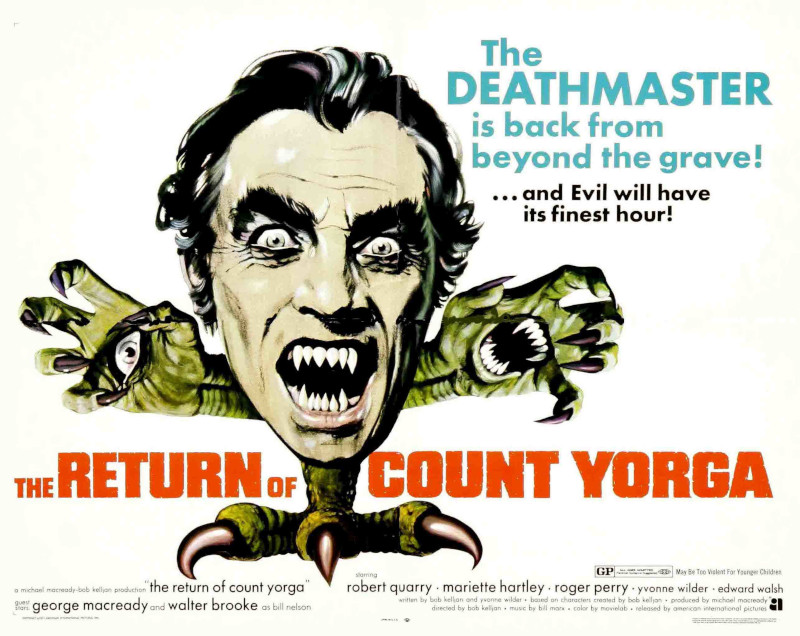 The Return of Count Yorga Halloween costume party scene