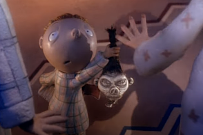 1993 nightmare before christmas trailer shrunken head