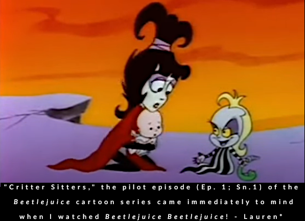 Beetlejuice Cartoon Pilot Episode Critter Sitters baby