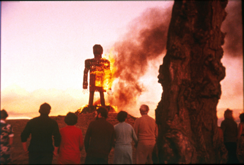 The Wicker Man famous horror movie kill scenes