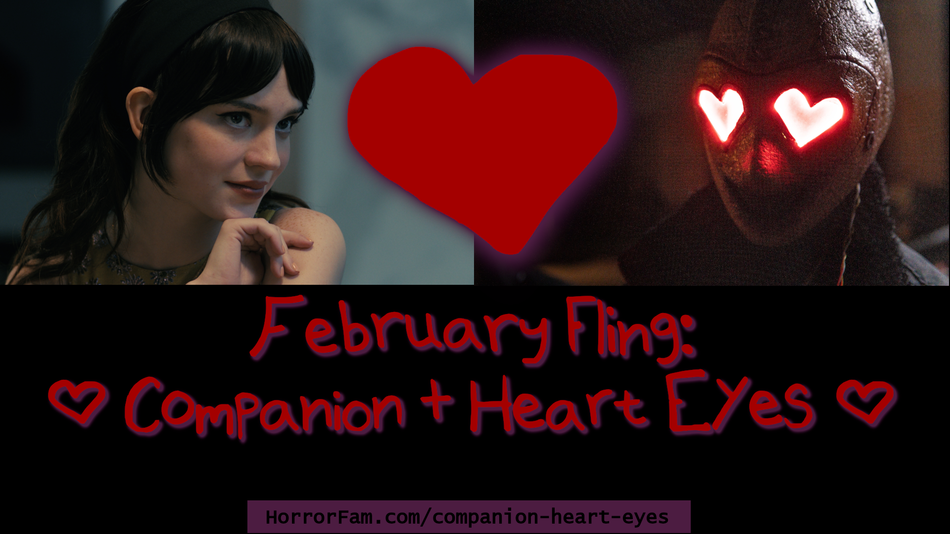 2025 Companion movie Heart Eyes review