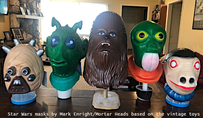 Kenner Star Wars toys Halloween masks by Mortar Heads