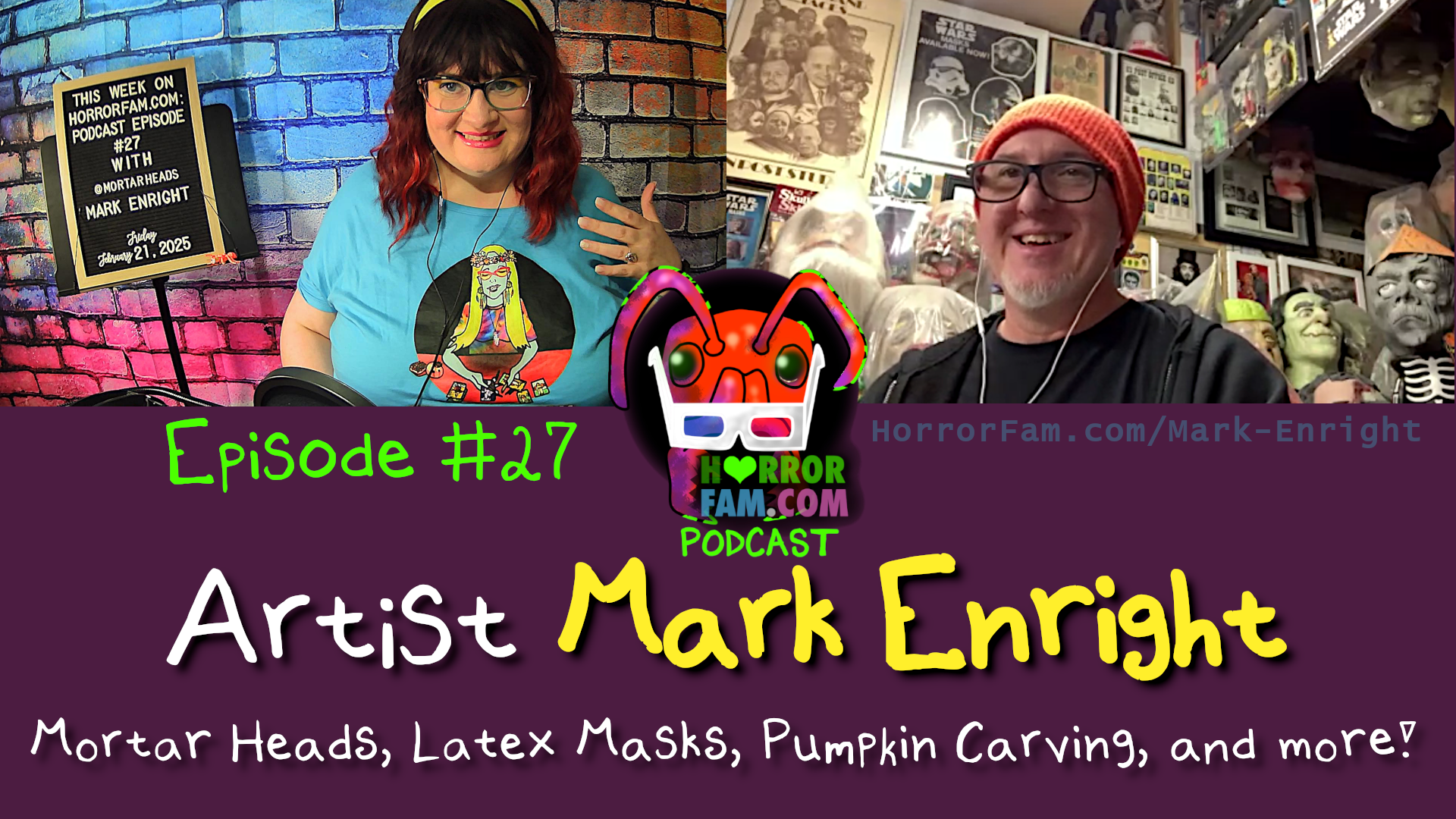 Mark Enright HorrorFam Podcast Ep 27