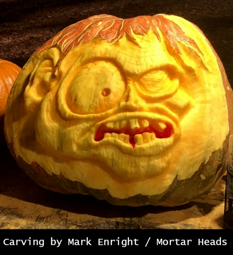 Mark Enright shares how to carve great pumpkins