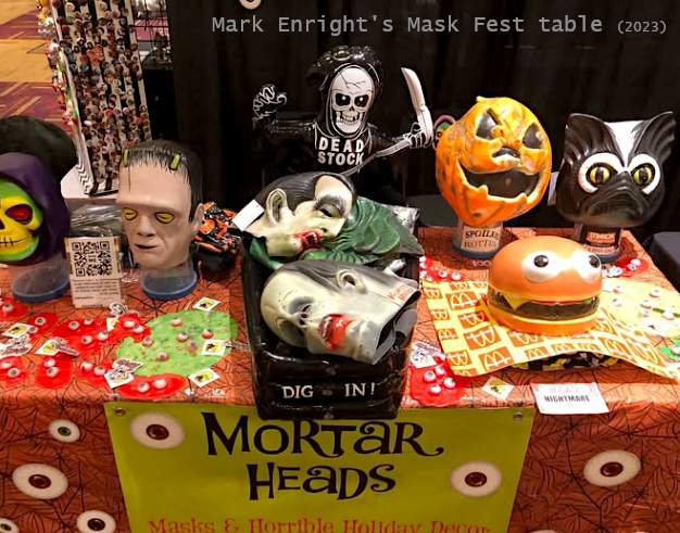 Mask Fest 2023 Mark Enright Mortar Heads