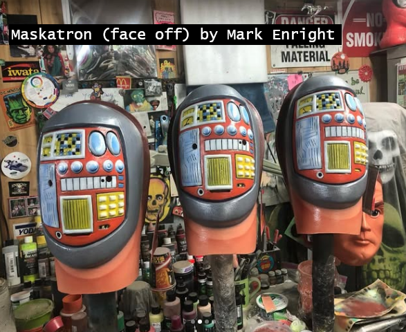 Maskatron toy halloween masks robotics face