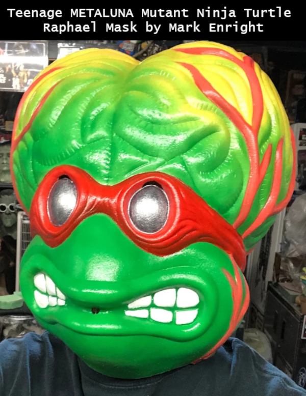 Metaluna Mutant TMNT Raph latex mask Mortar Heads