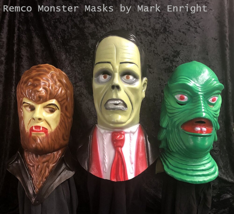 Remco Monster Masks Mortar Heads