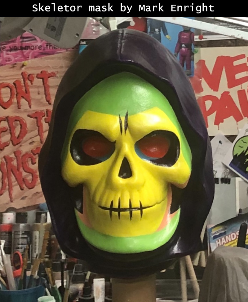 Skeletor mask Masters of the Universe Halloween latex masks