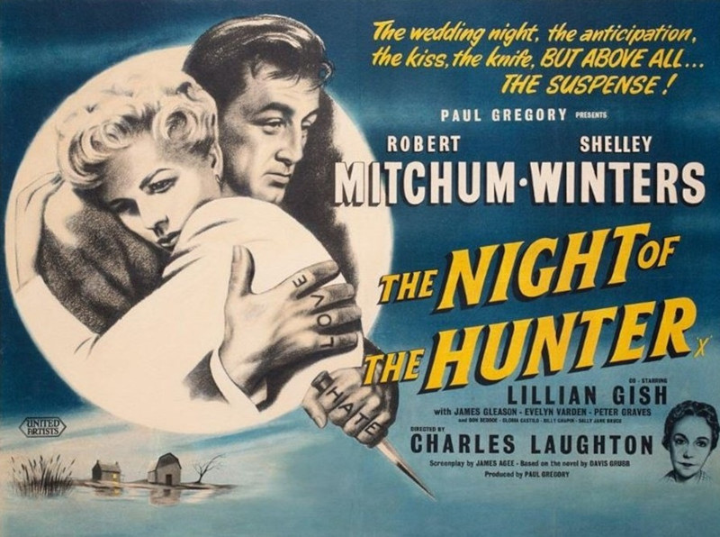 The Night of the Hunter 1955 horror films