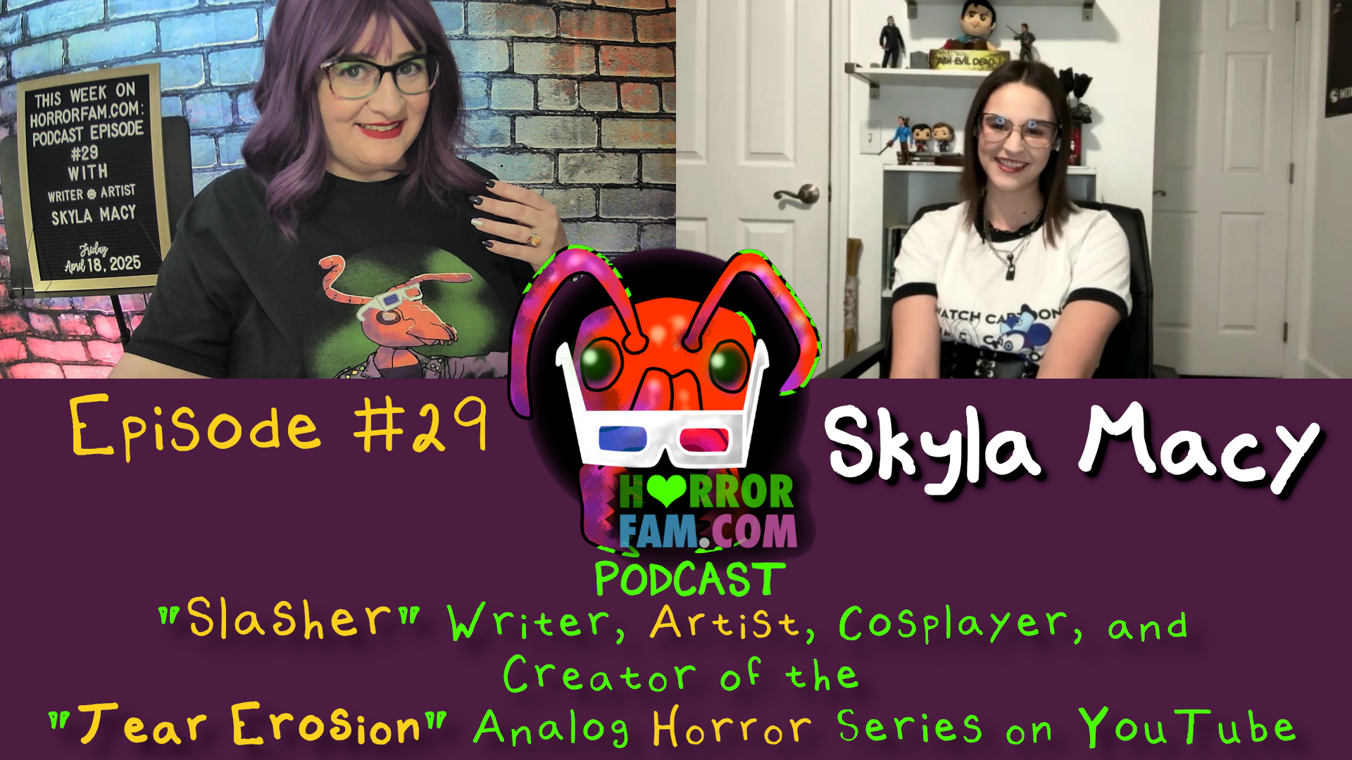 Episode 29 Skyla Macy HorrorFam Podcast Interview