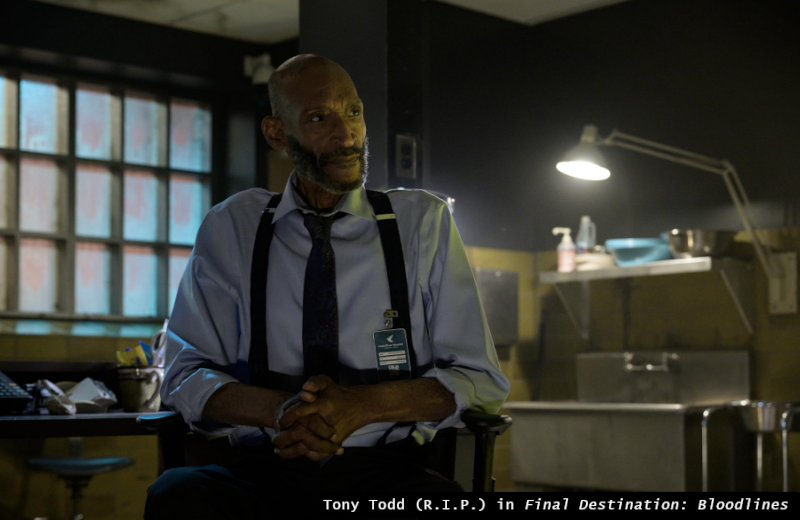 Tony Todd in Final Destination Bloodlines - HorrorFam.com Tony Todd in Final Destination Bloodlines