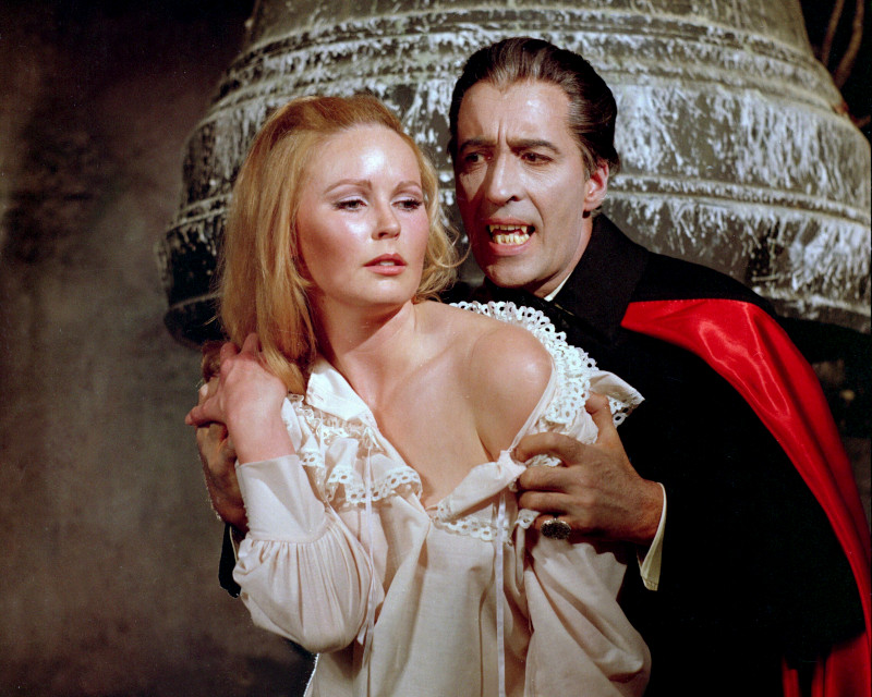 Veronica Carlson Dracula Has Risen from the Grave Christopher Lee horror film