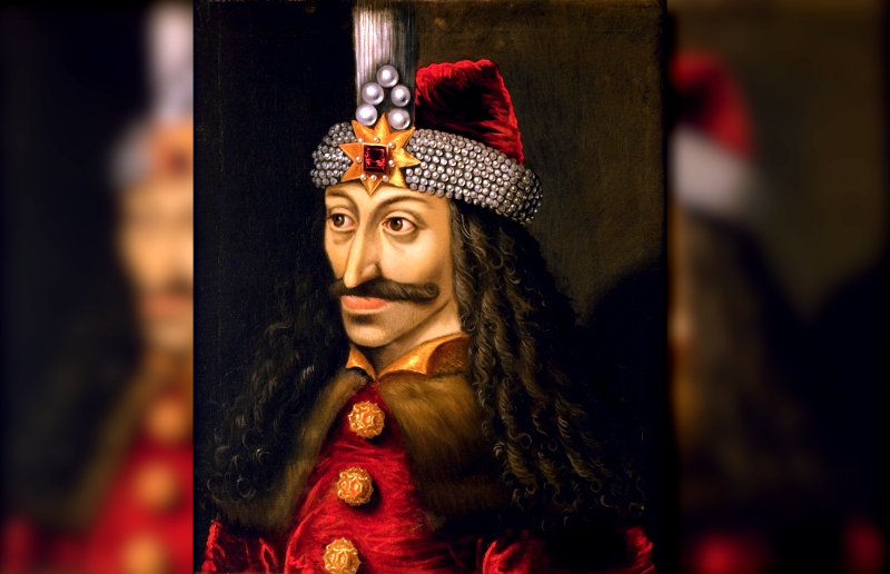 Portrait of Vlad the Impaler the inspiration for Dracula