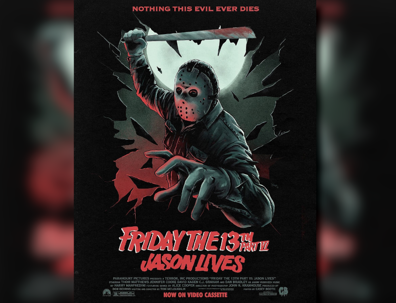 Friday the 13th Part VI Jason Lives poster