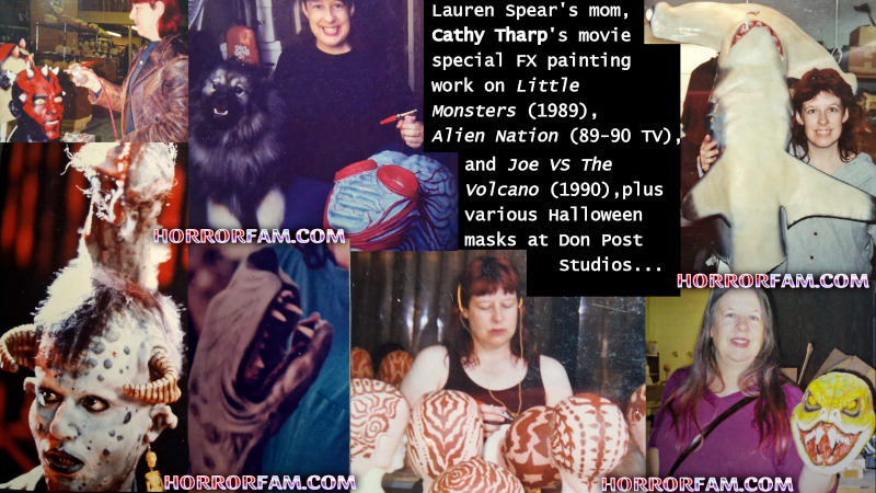 Cathy Tharp FX work Don Post Studios Painting