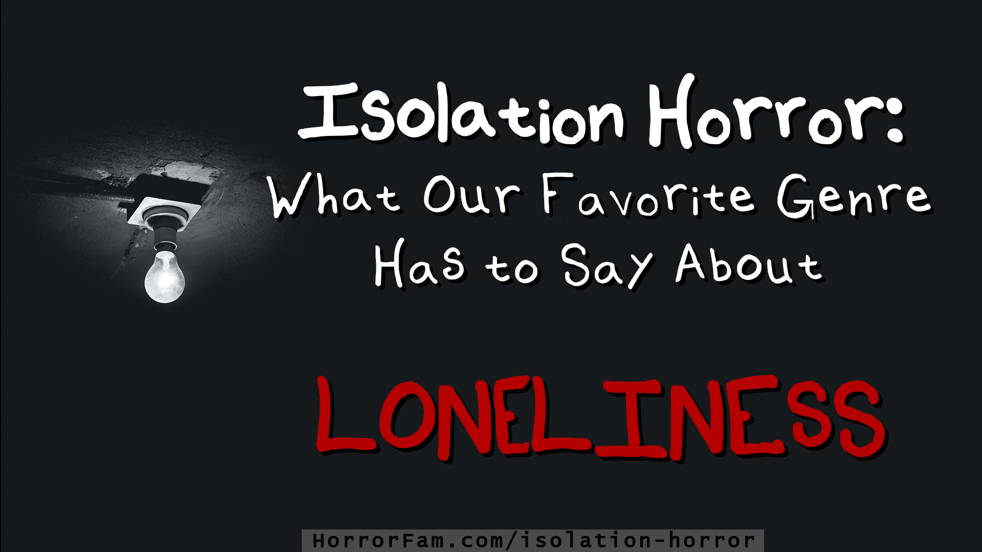 isolation horror films