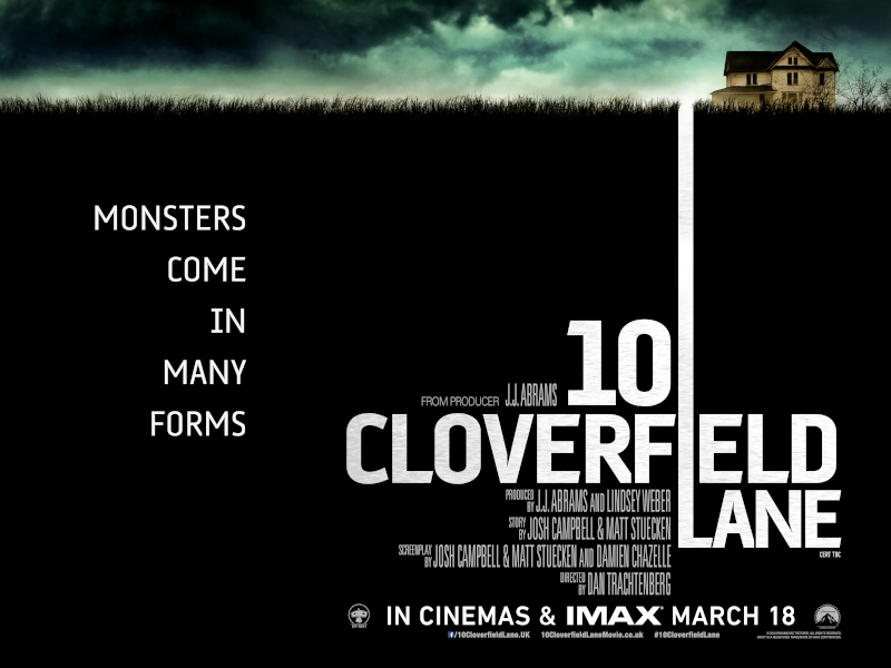 10 Cloverfield Lane great pg13 horror movie