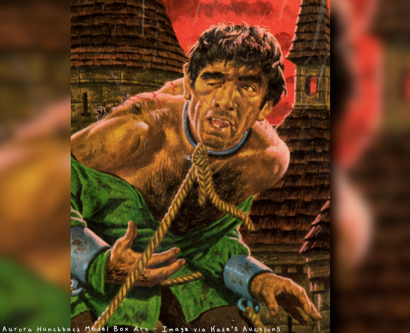 Aurora Hunchback of Note Dame model kit