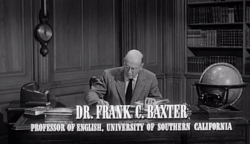 Dr Frank Baxter in The Mole People 1956