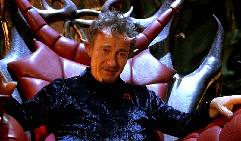 Harvey Keitel as Satan Dad Little Nicky