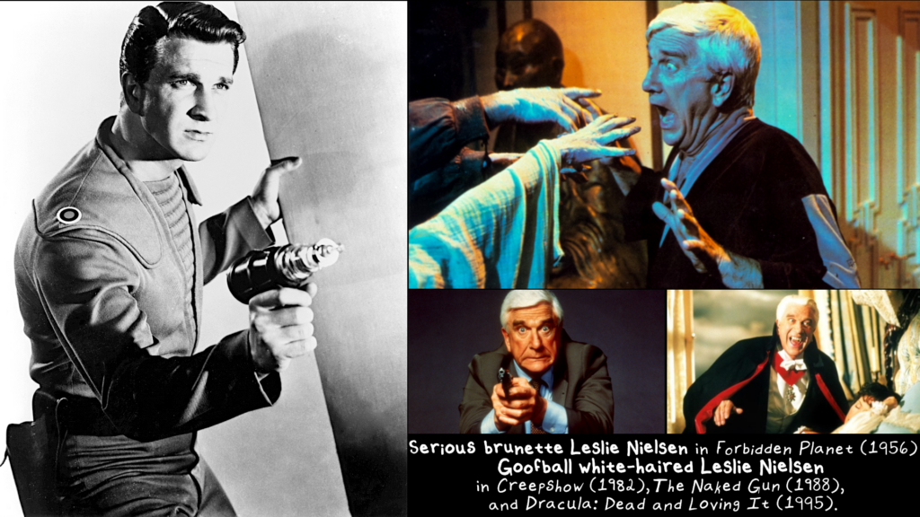 Leslie Nielsen horror roles