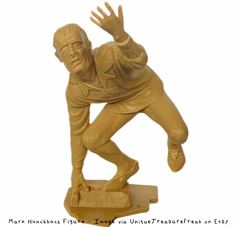 Marx Hunchback of Notre Dame plastic figure 1960s