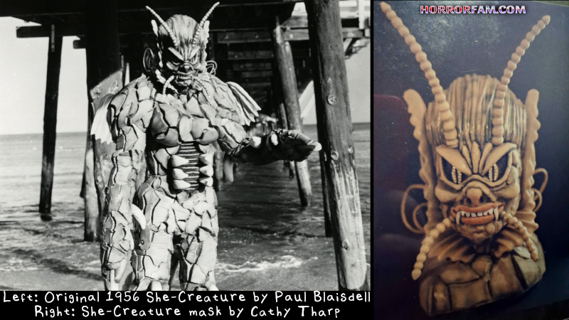 She Creature 1956 Cathy Tharp mask