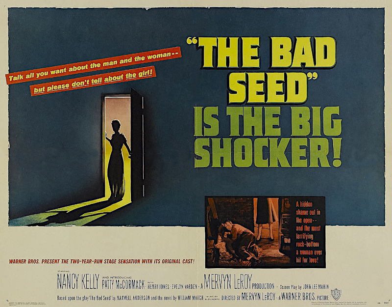 The Bad Seed 1956 horror movie