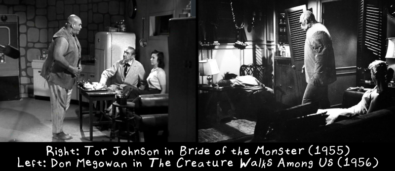 Tor Johnson vs Don Megowan