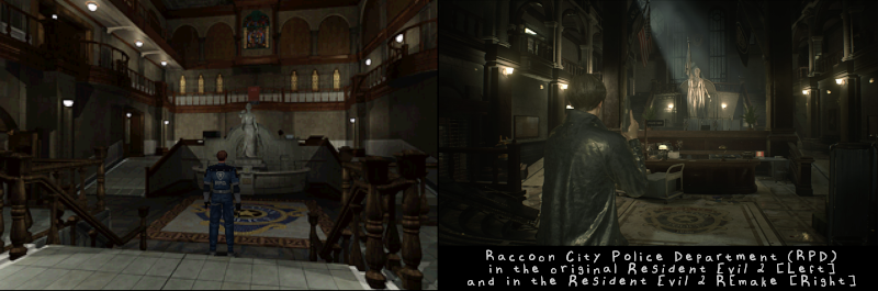 Raccoon City Police Department evolution Resident Evil games