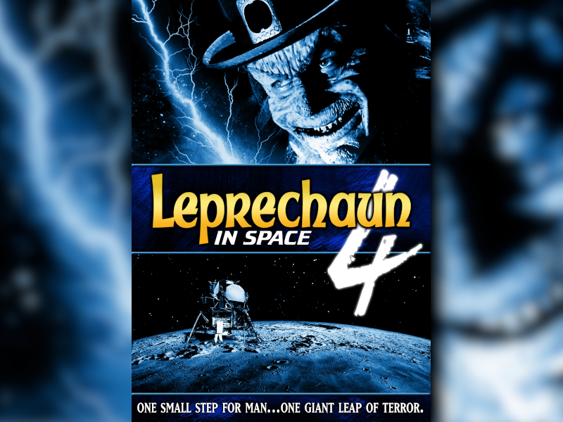 Leprechaun 4 In Space straight to VHS 1996 horror movies list