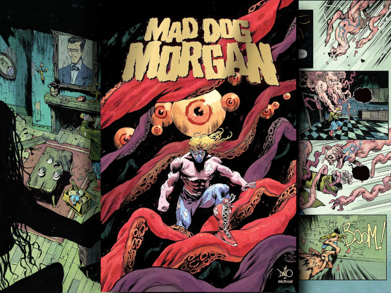 Mad Dog Morgan graphic novel August 2026 indie horror