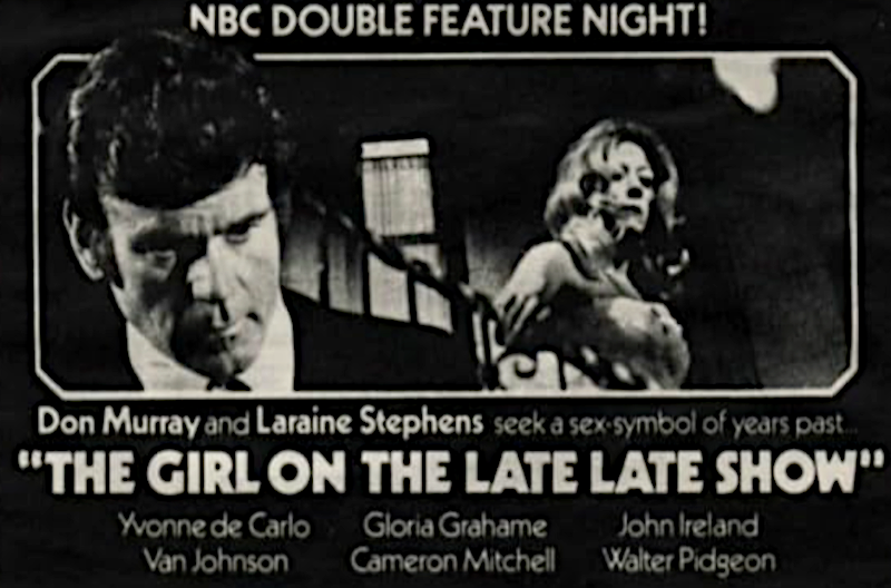 The Girl on the Late Late Show NBC broadcast thriller