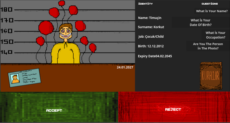 Gate 7 Horror Itchio Game